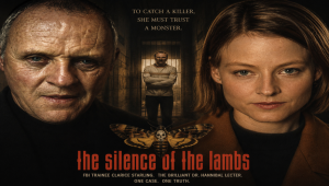 Das Schweigen der Lämmer – Filmplakat des Thrillers mit Jodie Foster und Hannibal Lecter
